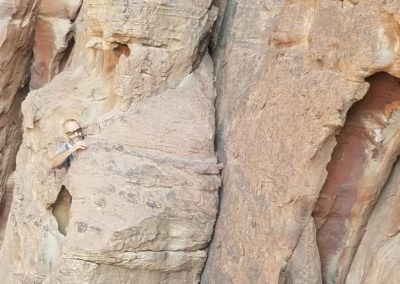 Wadi Rum - Voie Bédouine - Passage spéléo